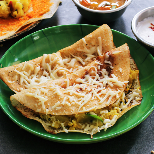 Crispy Cheese Dosa