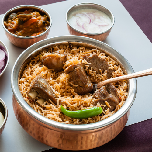 Order Juicy Lamb Biryani Online and Takeaway