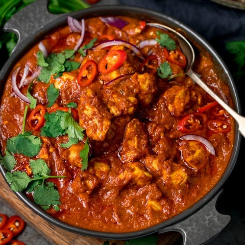 Spicy Madras Chicken Curry