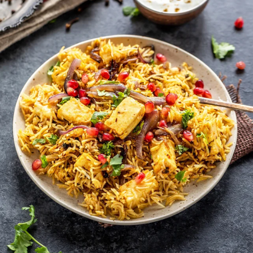 Flavorful Paneer Biriyani